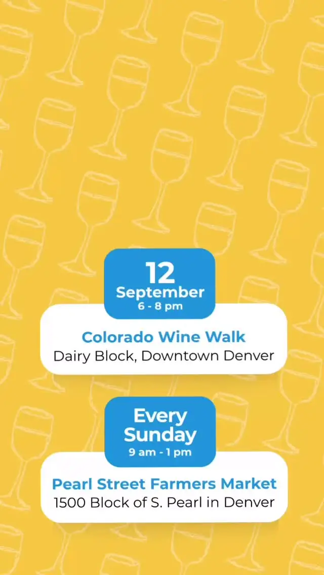 Attention Crush Club members and aspiring wine groupies! We’re bringing your favorite Palisade wines to the Front Range. Come see us this weekend in Windsor at the @frontrangewinefestival and every Sunday at the @southpearlst Farmers Market. #thingstodoindenver #winefestival #drinklocal #coloradowine #denver
